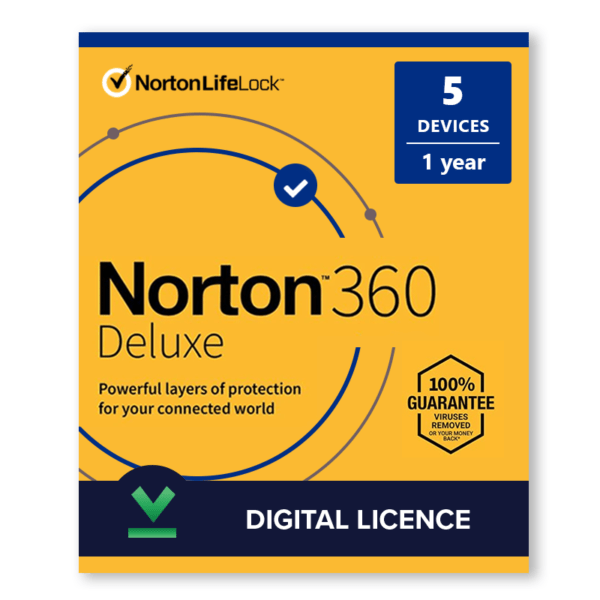 Norton 360 Deluxe 5 Devices | 1 Year