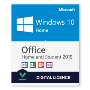 Windows 10 Home + Microsoft Office 2019 Home & Student Bundle