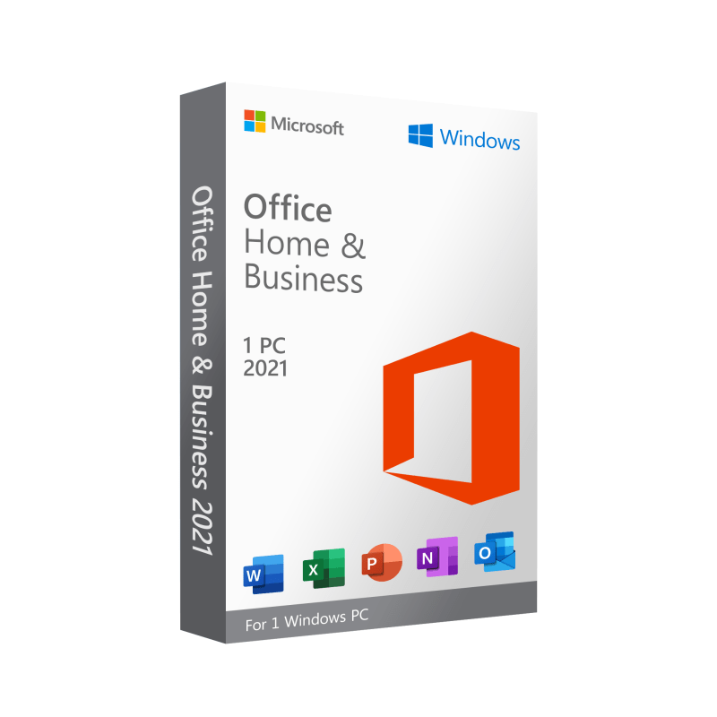 Microsoft Office 2021 Home and Business – Retail License (Digital