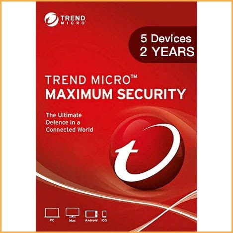 Trend Micro Maximum Security 5-Device 2-Year Subscription  Global